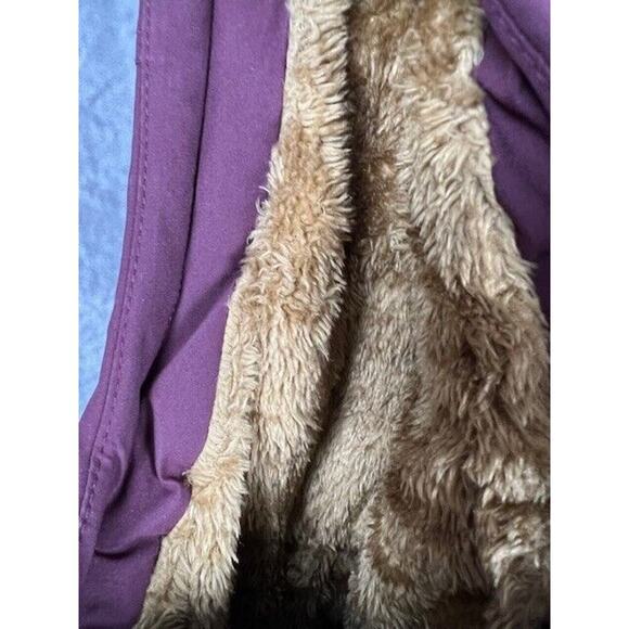 Men's Vest Fleece Lined Red Puffer Full Zip Snap Quilted Sz Small - Picture 6 of 8